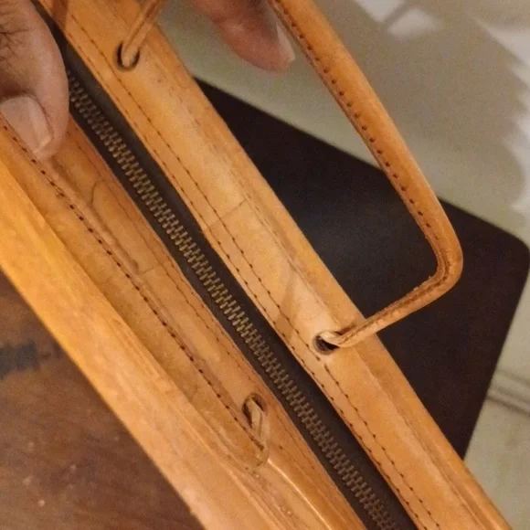 PYMSA Mexico Genuine Leather Portfolio Briefcase - Picture 12 of 13